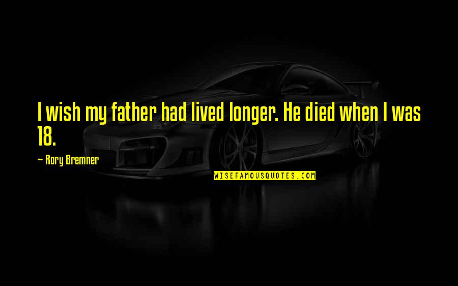 Conjugating Spanish Verbs Quotes By Rory Bremner: I wish my father had lived longer. He Conjugating Spanish Verbs Quotes By Rory Bremner: I wish my father had lived longer. He