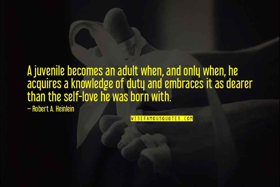 Conjurers Symbol Quotes By Robert A. Heinlein: A juvenile becomes an adult when, and only Conjurers Symbol Quotes By Robert A. Heinlein: A juvenile becomes an adult when, and only