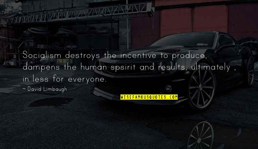 Conlons Barrow Quotes By David Limbaugh: Socialism destroys the incentive to produce, dampens the Conlons Barrow Quotes By David Limbaugh: Socialism destroys the incentive to produce, dampens the
