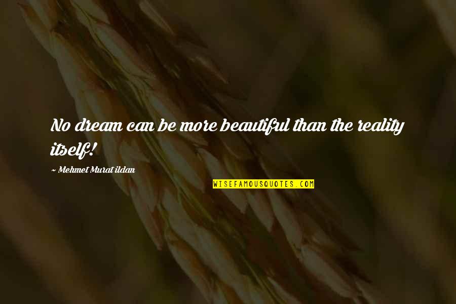 Connecting With Nature Quotes By Mehmet Murat Ildan: No dream can be more beautiful than the