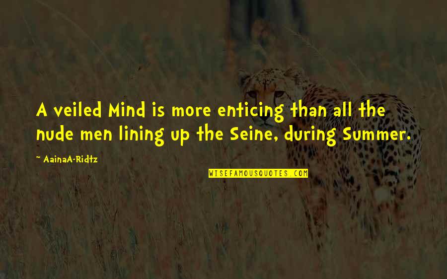 Consciousness Quotes By AainaA-Ridtz: A veiled Mind is more enticing than all