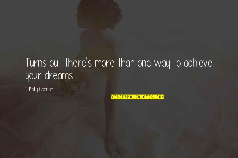 Consistencia Sinonimo Quotes By Katy Cannon: Turns out there's more than one way to