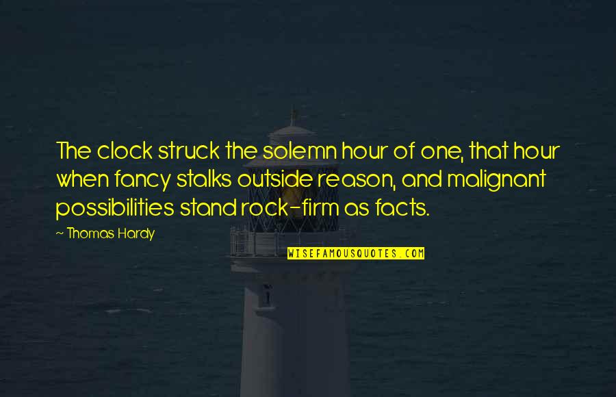 Constantin Br Ncu I Quotes By Thomas Hardy: The clock struck the solemn hour of one, Constantin Br Ncu I Quotes By Thomas Hardy: The clock struck the solemn hour of one,