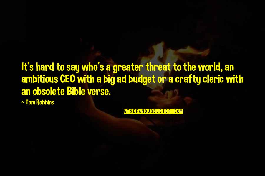 Consumers Rights Quotes By Tom Robbins: It's hard to say who's a greater threat Consumers Rights Quotes By Tom Robbins: It's hard to say who's a greater threat