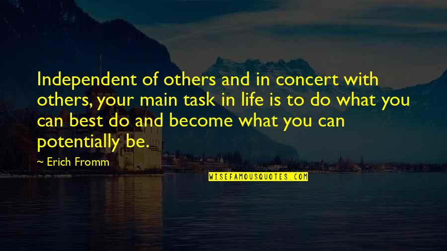 Consumes Ravenously Crossword Quotes By Erich Fromm: Independent of others and in concert with others, Consumes Ravenously Crossword Quotes By Erich Fromm: Independent of others and in concert with others,