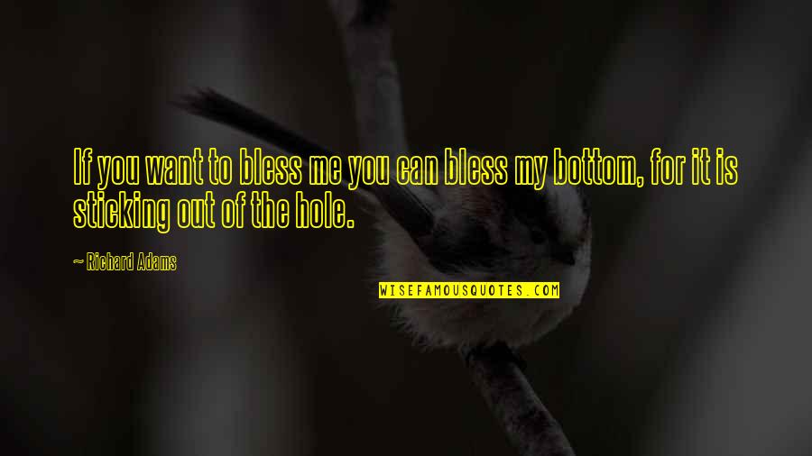 Contable Definicion Quotes By Richard Adams: If you want to bless me you can Contable Definicion Quotes By Richard Adams: If you want to bless me you can