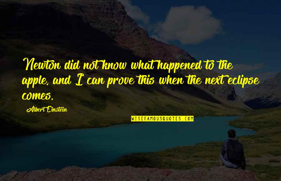 Contented And Happy Quotes By Albert Einstein: Newton did not know what happened to the