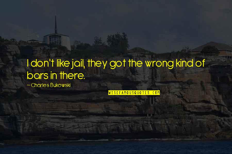 Contextualizing The Gospel Quotes By Charles Bukowski: I don't like jail, they got the wrong