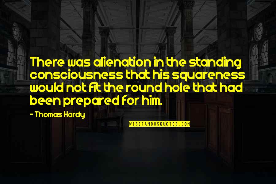 Continue Good Work Quotes By Thomas Hardy: There was alienation in the standing consciousness that