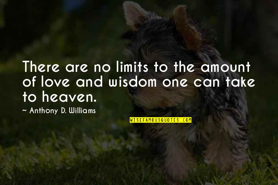 Contradictory Common Sense Quotes By Anthony D. Williams: There are no limits to the amount of