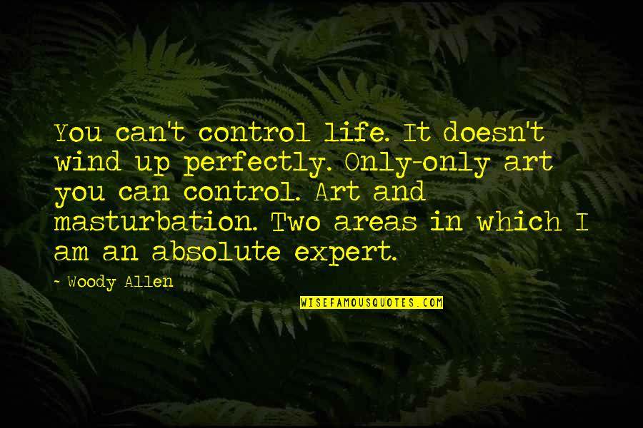 Control And Life Quotes By Woody Allen: You can't control life. It doesn't wind up