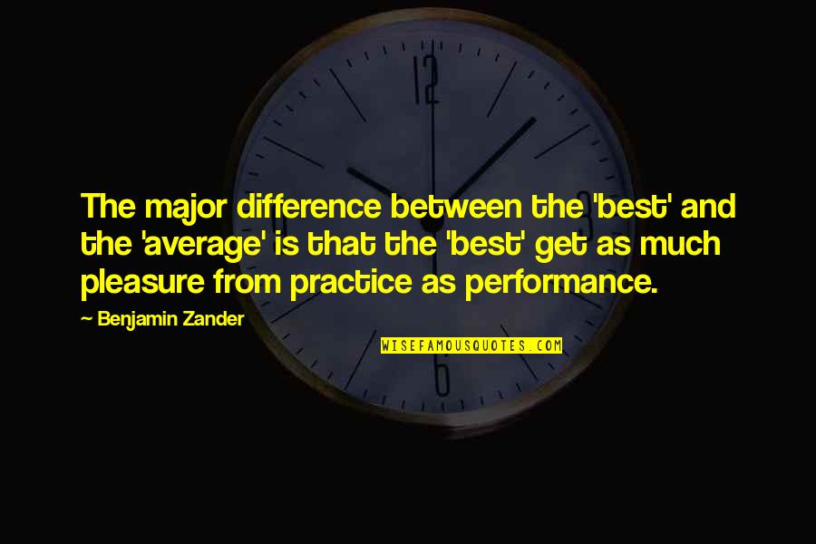 Conundrums Crossword Quotes By Benjamin Zander: The major difference between the 'best' and the Conundrums Crossword Quotes By Benjamin Zander: The major difference between the 'best' and the