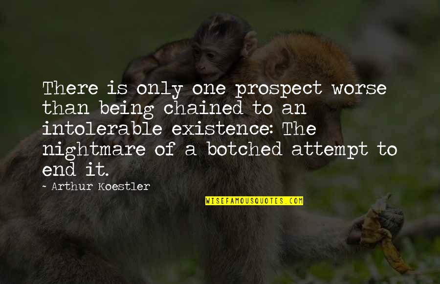 Convertir Youtube Quotes By Arthur Koestler: There is only one prospect worse than being