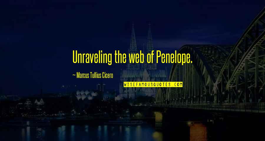 Convince Thesaurus Quotes By Marcus Tullius Cicero: Unraveling the web of Penelope.