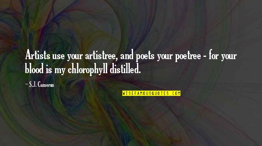 Coogans Nyc Quotes By S.J. Cameron: Artists use your artistree, and poets your poetree
