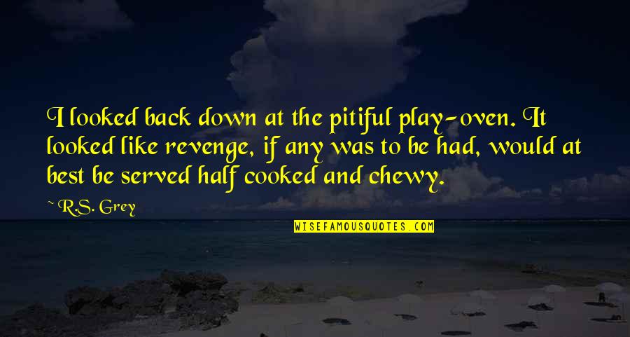 Cooked Up Quotes By R.S. Grey: I looked back down at the pitiful play-oven.