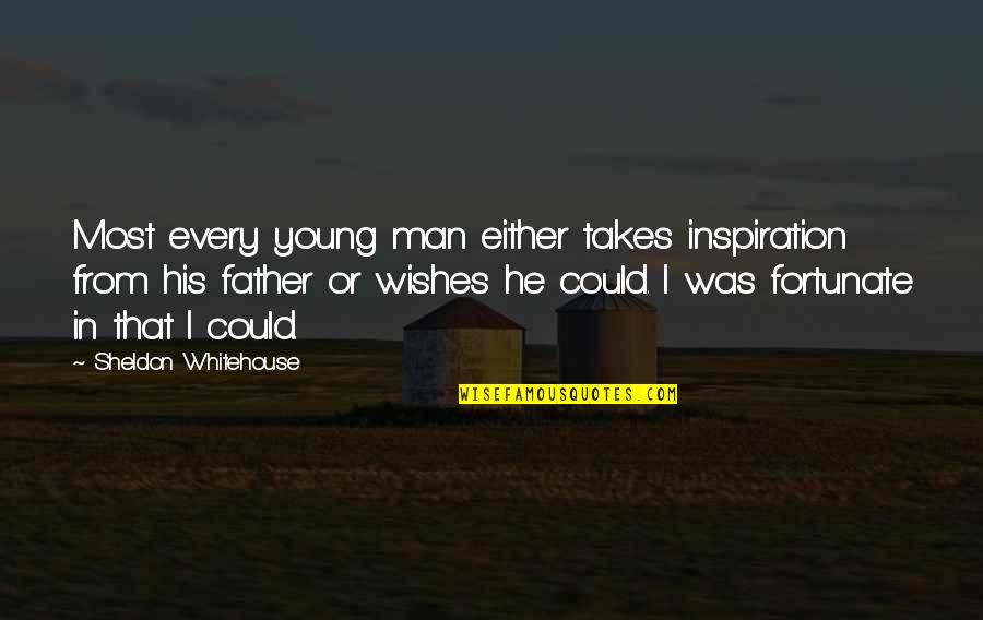 Cooking For Family Quotes By Sheldon Whitehouse: Most every young man either takes inspiration from Cooking For Family Quotes By Sheldon Whitehouse: Most every young man either takes inspiration from