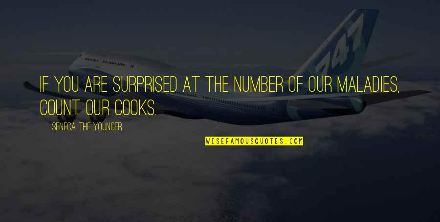Cooks Quotes By Seneca The Younger: If you are surprised at the number of