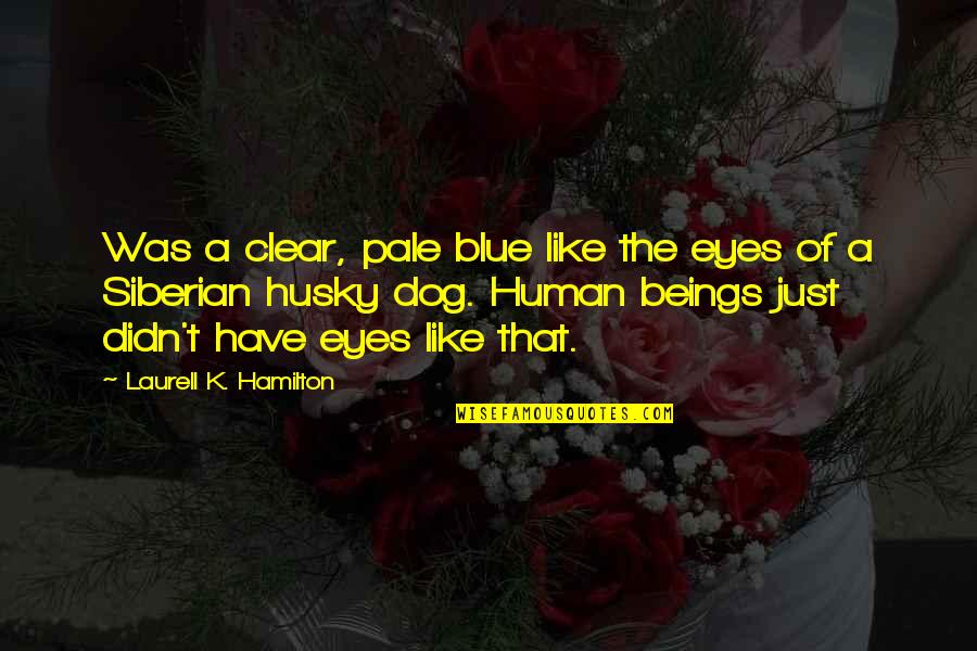Cool Cross Country Running Quotes By Laurell K. Hamilton: Was a clear, pale blue like the eyes Cool Cross Country Running Quotes By Laurell K. Hamilton: Was a clear, pale blue like the eyes