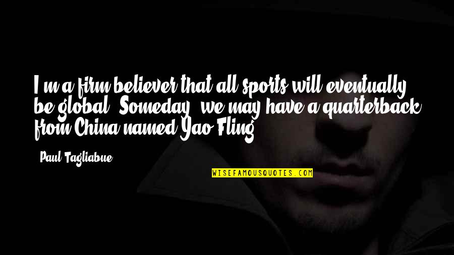 Cool Facebook Timeline Covers Quotes By Paul Tagliabue: I'm a firm believer that all sports will