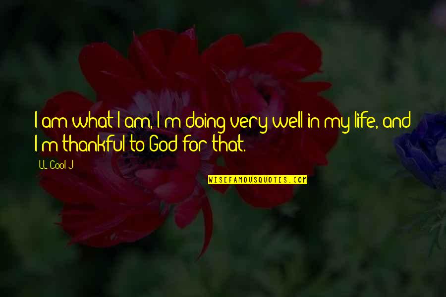 Cool Life Quotes By LL Cool J: I am what I am, I'm doing very