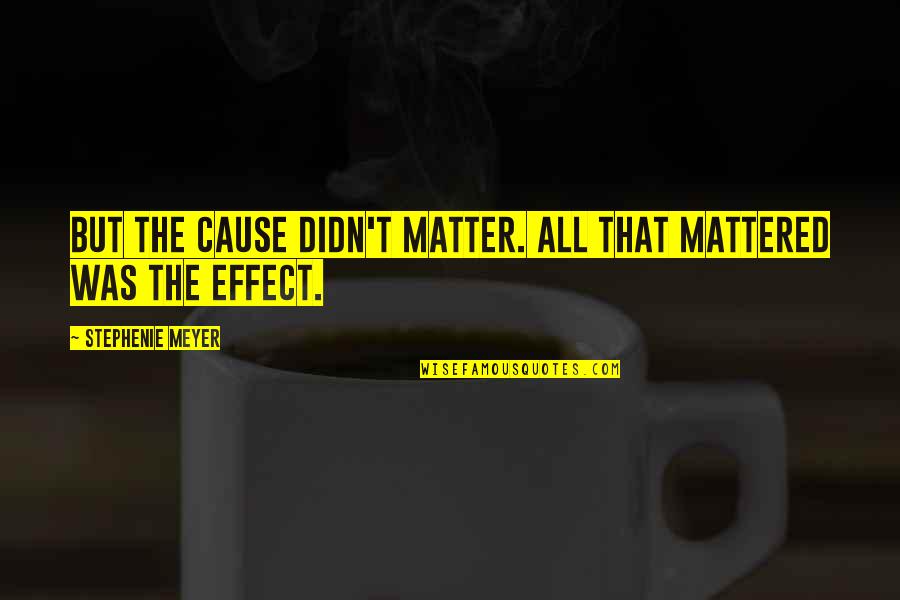 Coolest Japanese Quotes By Stephenie Meyer: But the cause didn't matter. All that mattered Coolest Japanese Quotes By Stephenie Meyer: But the cause didn't matter. All that mattered