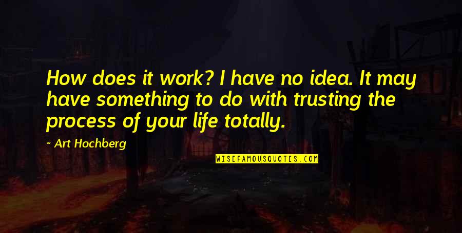 Coontz Author Quotes By Art Hochberg: How does it work? I have no idea. Coontz Author Quotes By Art Hochberg: How does it work? I have no idea.