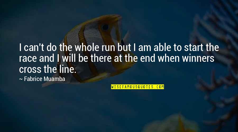 Cooperative Education Quotes By Fabrice Muamba: I can't do the whole run but I