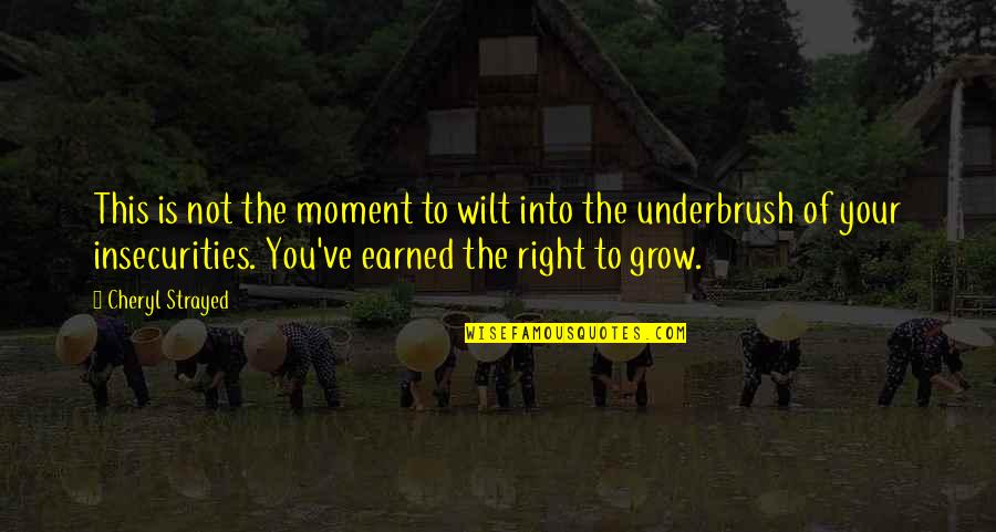 Copilul Albastru Quotes By Cheryl Strayed: This is not the moment to wilt into