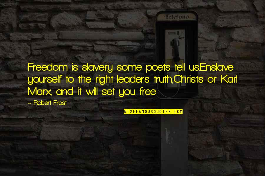 Coprolalia In Children Quotes By Robert Frost: Freedom is slavery some poets tell us.Enslave yourself Coprolalia In Children Quotes By Robert Frost: Freedom is slavery some poets tell us.Enslave yourself