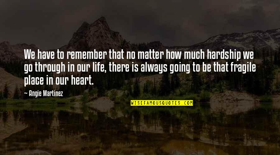 Corbleu Quotes By Angie Martinez: We have to remember that no matter how Corbleu Quotes By Angie Martinez: We have to remember that no matter how