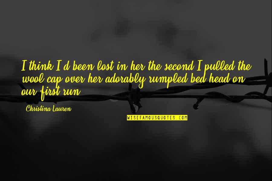 Corcuera Desfibrilador Quotes By Christina Lauren: I think I'd been lost in her the