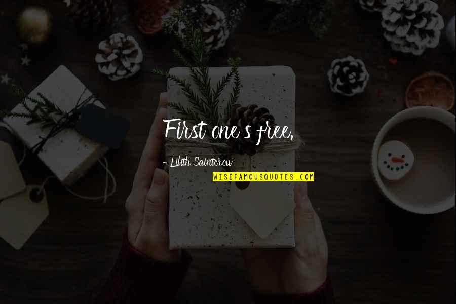 Correctos De Enfermeria Quotes By Lilith Saintcrow: First one's free. Correctos De Enfermeria Quotes By Lilith Saintcrow: First one's free.