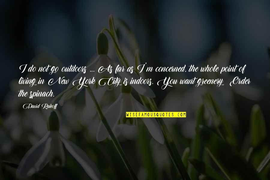 Corruption Quotes Quotes By David Rakoff: I do not go outdoors ... As far