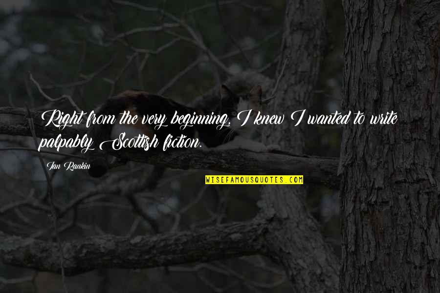 Cory Trevor Quotes By Ian Rankin: Right from the very beginning, I knew I