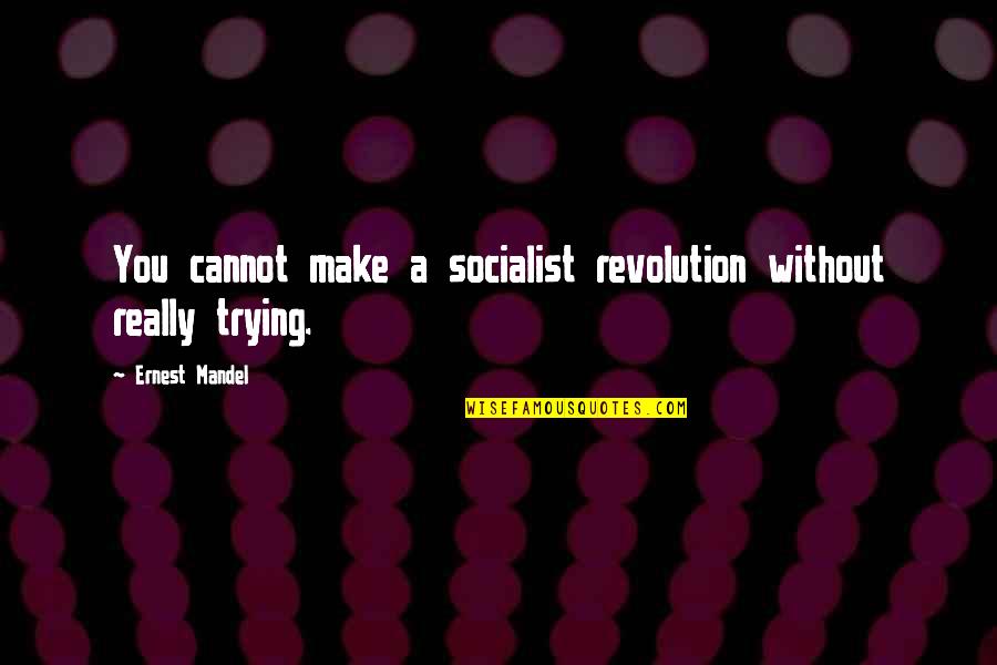 Cosplaying Hagakure Quotes By Ernest Mandel: You cannot make a socialist revolution without really Cosplaying Hagakure Quotes By Ernest Mandel: You cannot make a socialist revolution without really