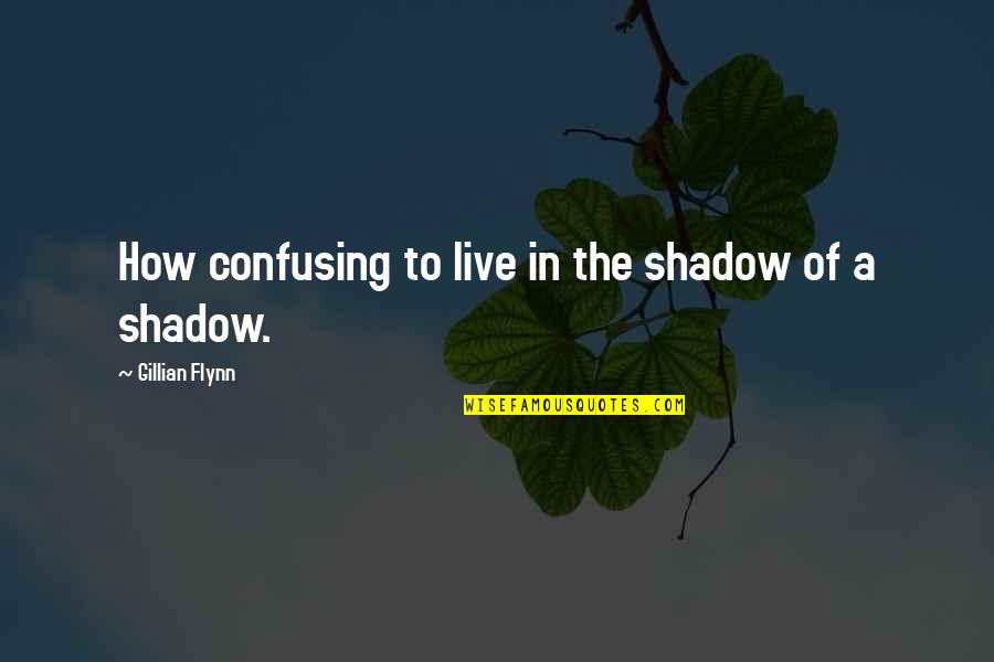 Cosy Quotes By Gillian Flynn: How confusing to live in the shadow of