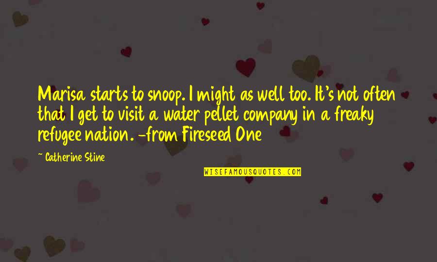 Could Have Been Love Quotes By Catherine Stine: Marisa starts to snoop. I might as well