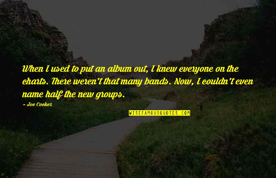 Couldn Quotes By Joe Cocker: When I used to put an album out, Couldn Quotes By Joe Cocker: When I used to put an album out,