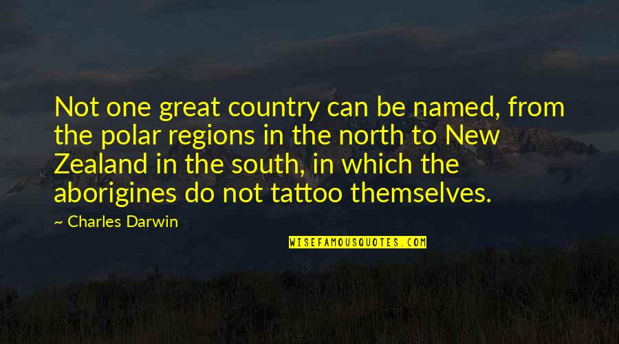 Country From South Quotes By Charles Darwin: Not one great country can be named, from