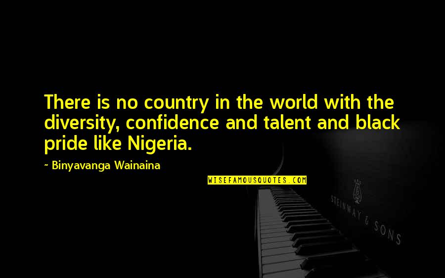 Country Pride Quotes By Binyavanga Wainaina: There is no country in the world with