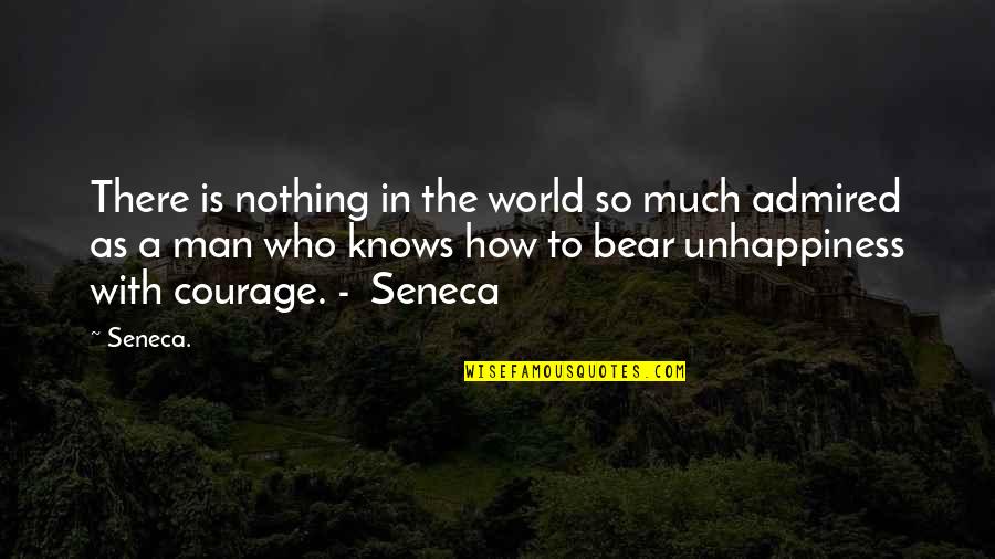 Courage To Fight Quotes By Seneca.: There is nothing in the world so much