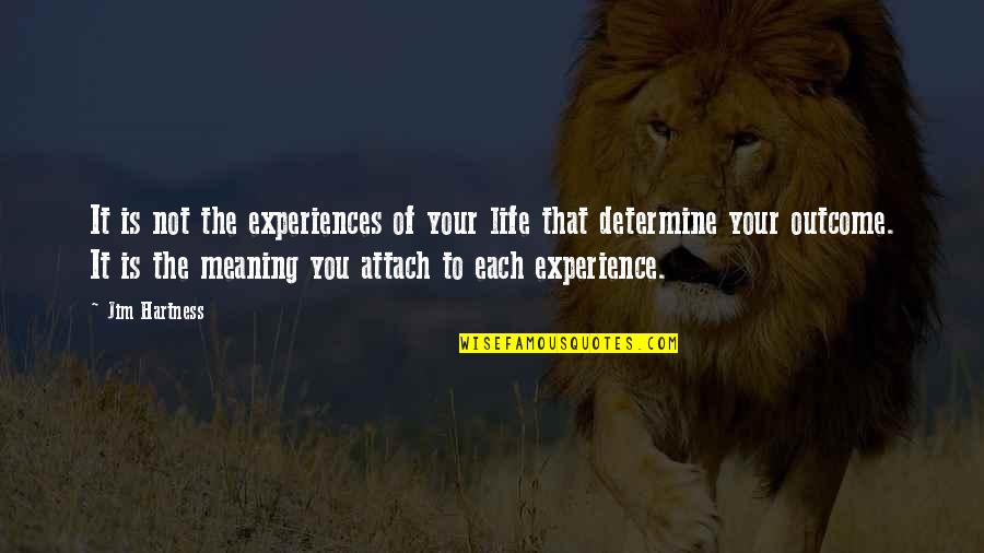 Courroux En Quotes By Jim Hartness: It is not the experiences of your life Courroux En Quotes By Jim Hartness: It is not the experiences of your life