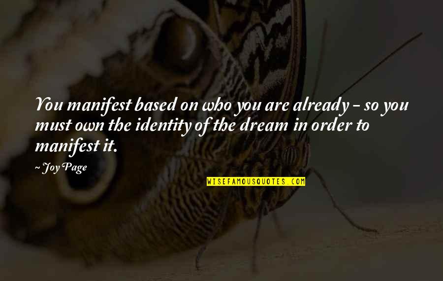Cousin Eddie Eggnog Quotes By Joy Page: You manifest based on who you are already Cousin Eddie Eggnog Quotes By Joy Page: You manifest based on who you are already