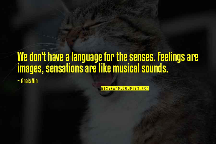 Covid 19 Expert Quotes By Anais Nin: We don't have a language for the senses. Covid 19 Expert Quotes By Anais Nin: We don't have a language for the senses.