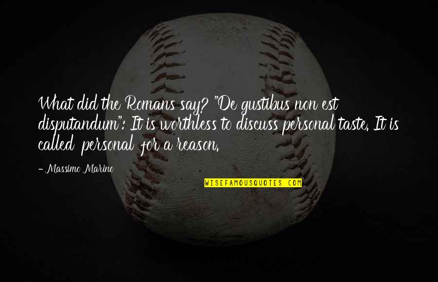 Cp Stock Quotes By Massimo Marino: What did the Romans say? "De gustibus non