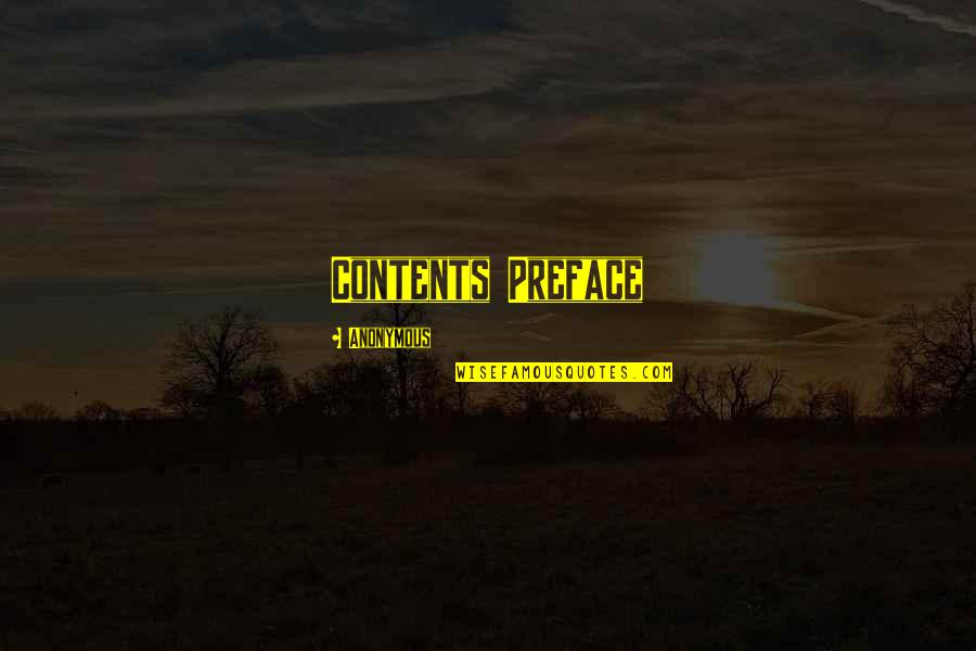 Cradled Quotes By Anonymous: Contents Preface