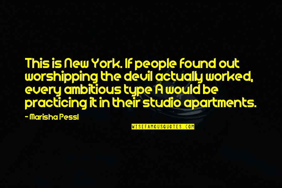 Cragar Quotes By Marisha Pessl: This is New York. If people found out Cragar Quotes By Marisha Pessl: This is New York. If people found out