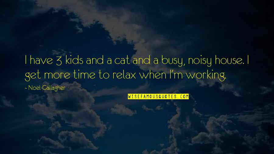 Crazy Is My Superpower Quotes By Noel Gallagher: I have 3 kids and a cat and Crazy Is My Superpower Quotes By Noel Gallagher: I have 3 kids and a cat and