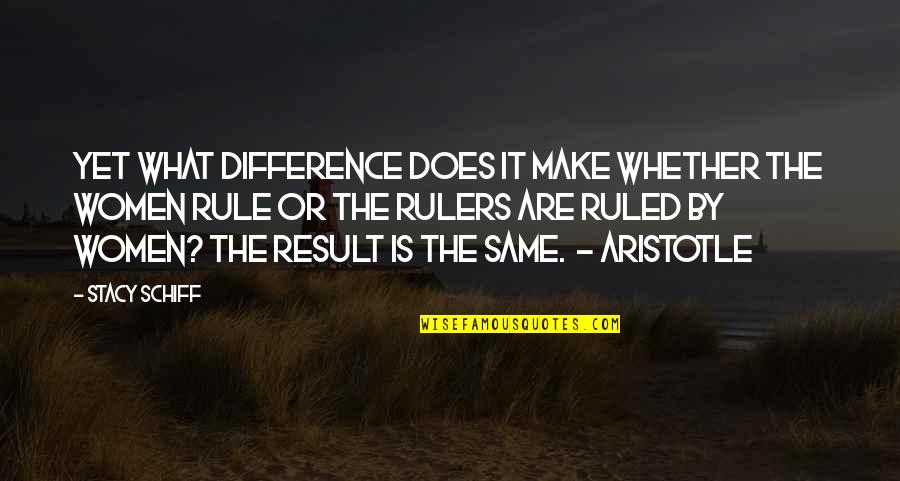 Creaativity Quotes By Stacy Schiff: Yet what difference does it make whether the